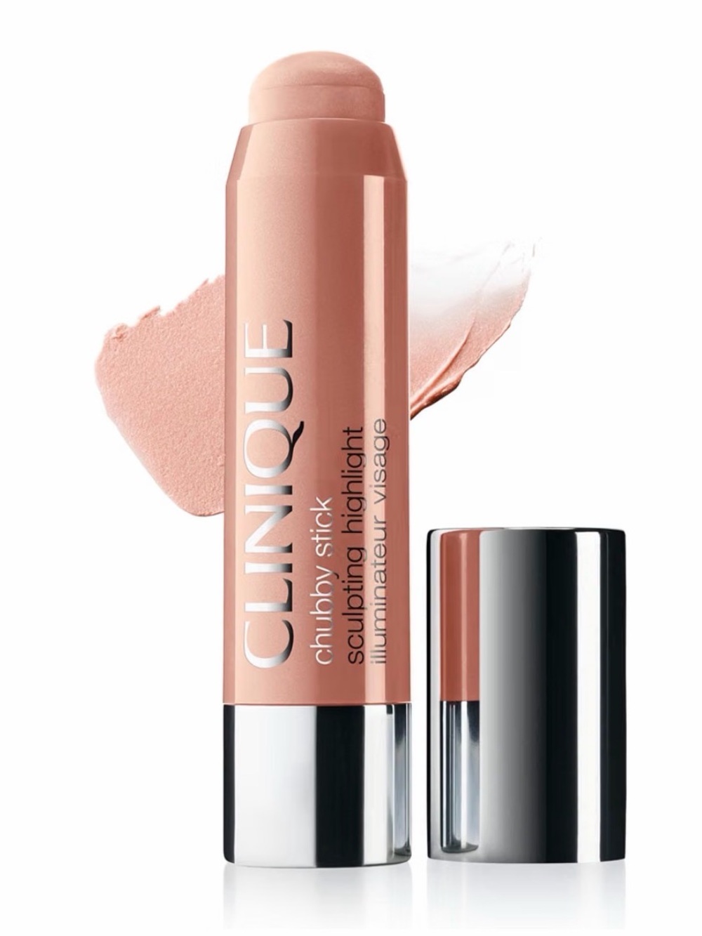 New! Clinique Chubby Stick Sculpting Highlight - Peachy Pink Glow